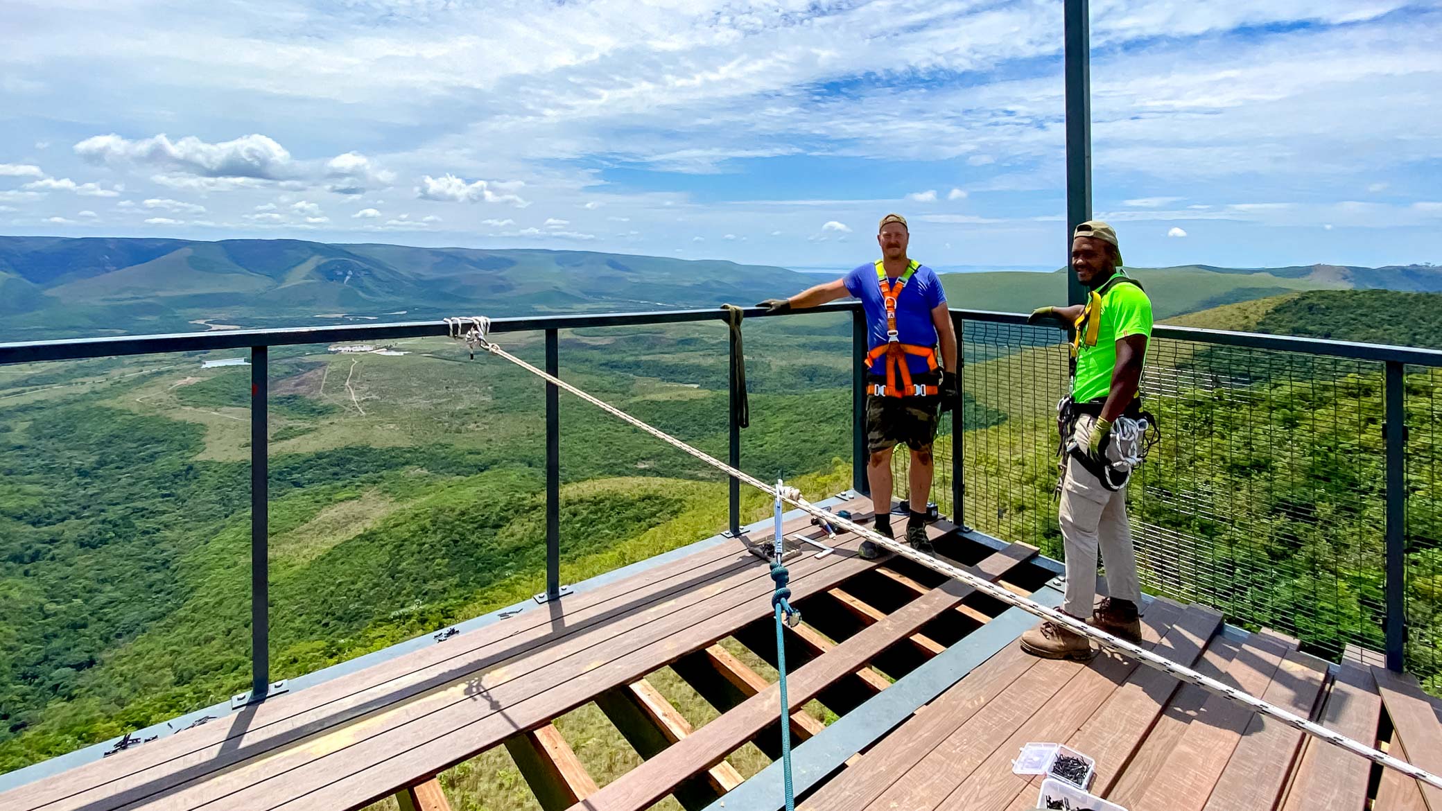 Chimp & Zee | Zipline Vol du Faucon in Kinshasa, Congo