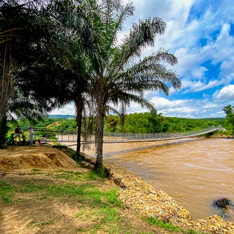 Chimp & Zee - Suspension Bridge - Nsele River Bridge DRC